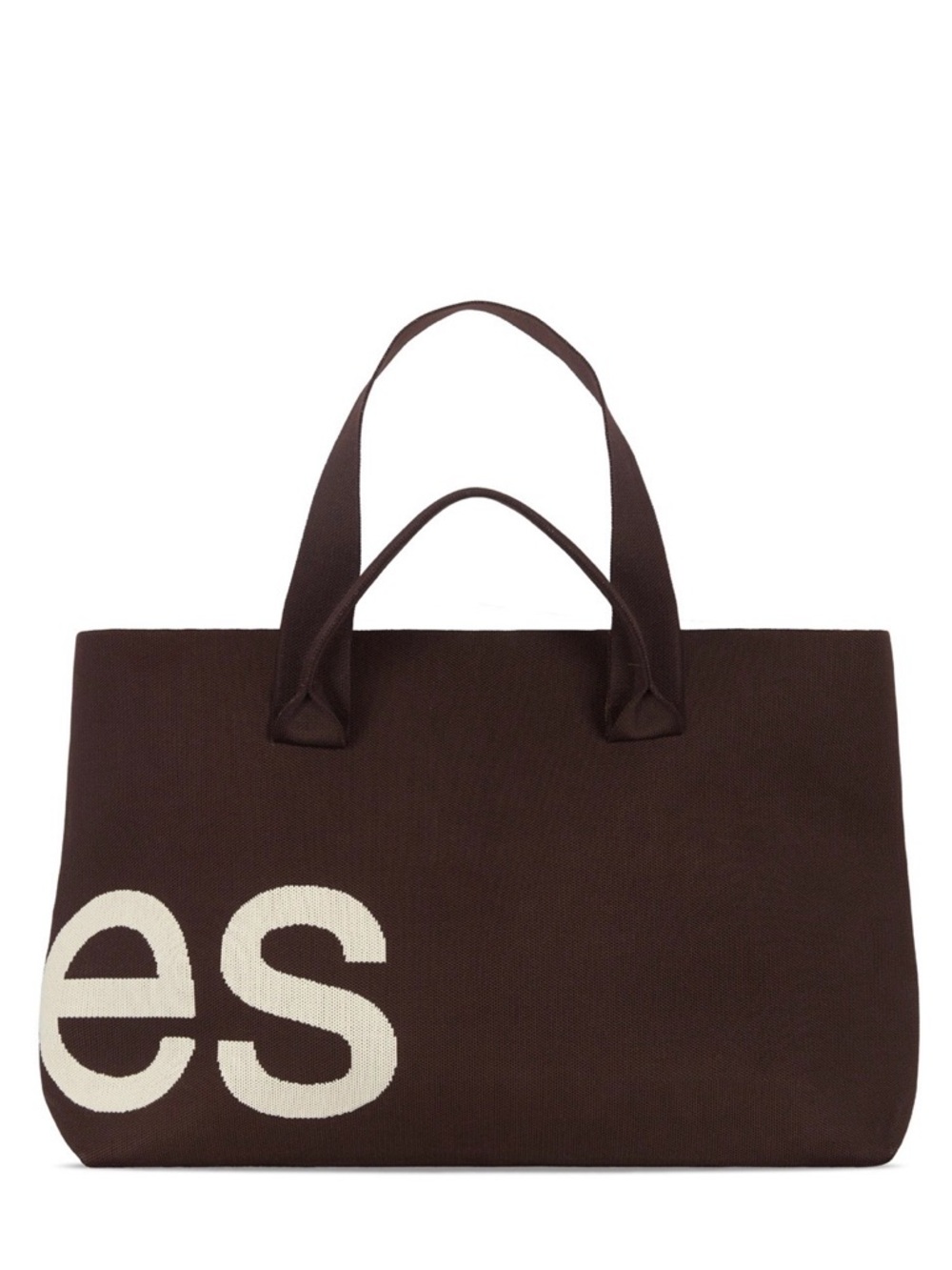 Brown Curv Knit Tote Bag - Women - Picture 2 of 2